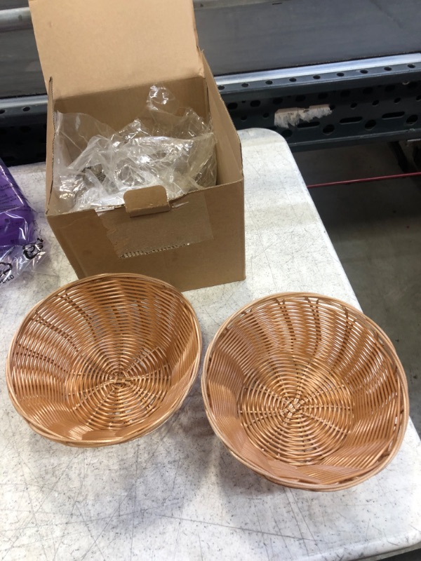 Photo 1 of 2 PC PLASTIC BASKETS 