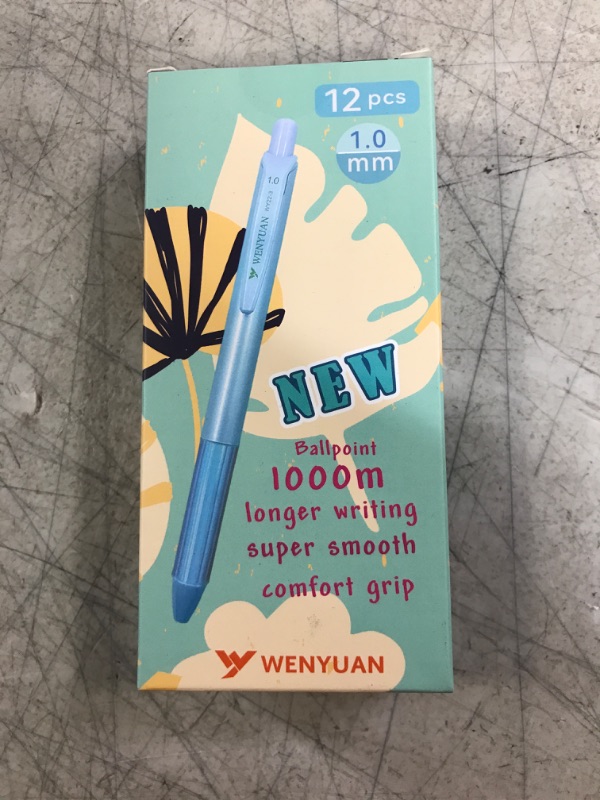 Photo 2 of WY WENYUAN 12Pcs Cute Pens, Fine Point Smooth Writing Pens, Pastel Ballpoint Pens Bulk, Colorful Best Gift Pens, Black Ink 1.0 mm Journaling Pen, Pens Office Supplies for Women & Men, Note Taking 2 Count (Pack of 12)