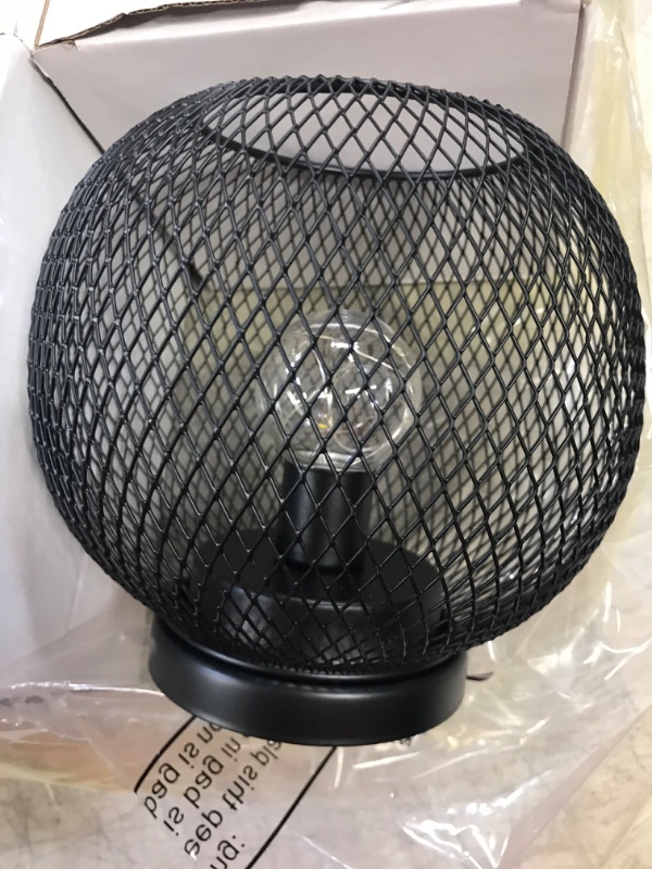 Photo 2 of 4 Pieces Cordless Table Lamp Metal Mesh Battery Powered Desk Lamp Mesh Cage Decorative Lamp Metal Cage LED Lantern Lamp Cordless Accent Light for Indoor Reading Bedroom Living Room Party Patio, Round https://a.co/d/3hUZdzz