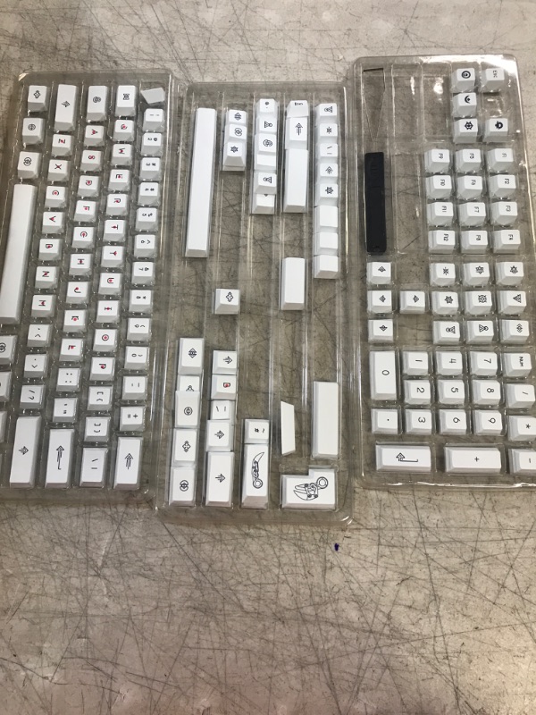 Photo 2 of BGKYPRO Daytime Theme Keycaps-Thermal Sublimation PBT Keycap Set,for Mechanical Keyboards, Full 158 Key Set, Cherry Profile, English (US) Layout-White https://a.co/d/6MTha40