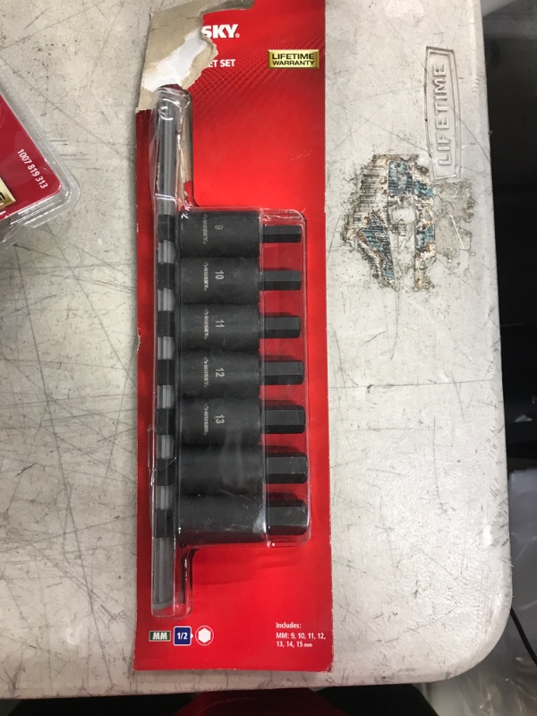 Photo 2 of 1/2 in. Drive Hex Bit Impact Socket Set MM (7-Piece)