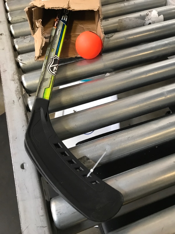 Photo 3 of Franklin Sports NHL Kids Street Hockey Stick Set - Includes (2) Youth Street Hockey Sticks + (1) Outdoor Roller Hockey Ball - Perfect Hockey Starter Set for Kids Player Sticks