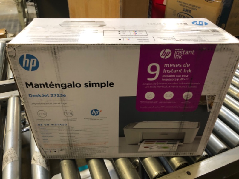 Photo 3 of HP DeskJet 2723e All-in-One Printer with Bonus 9 Months of Instant Ink