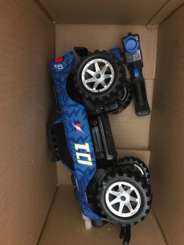 Photo 3 of Jada Toys Battle Machines 1:16 Laser Combat RC Remote Control Car , 2.4 GHZ /Blue Truck, Toys for Kids and Adults (251109005)