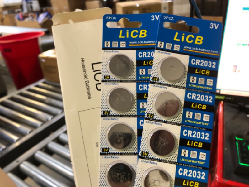 Photo 2 of LiCB CR2032 3V Lithium Battery(10-Pack)
