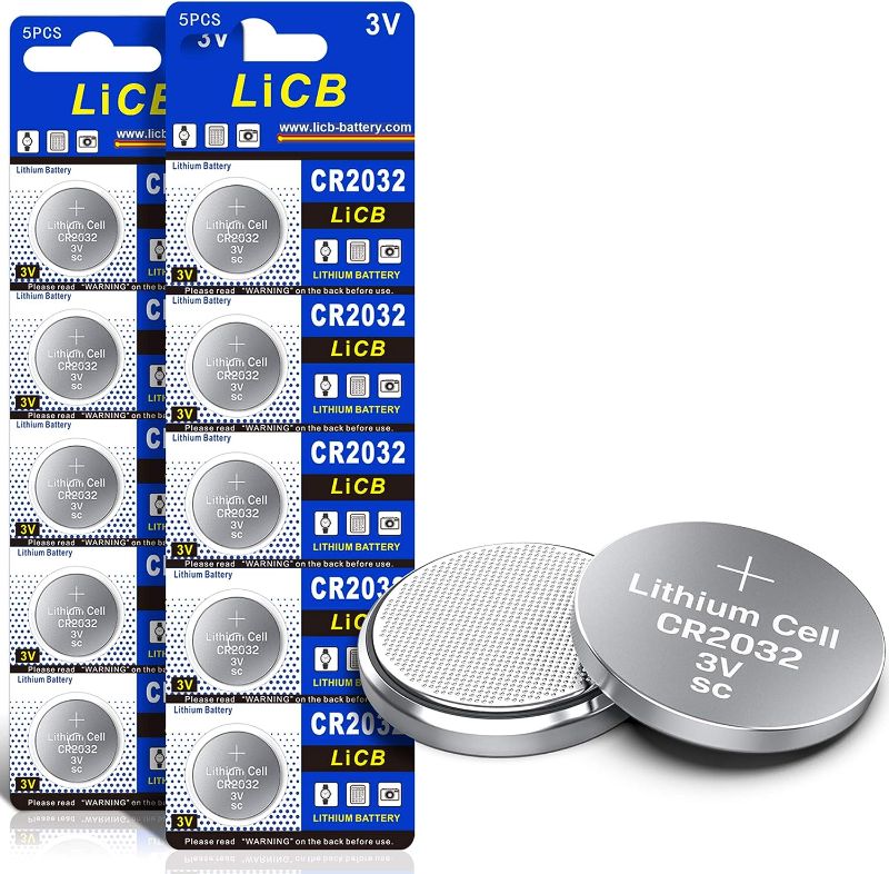 Photo 1 of LiCB CR2032 3V Lithium Battery(10-Pack)
