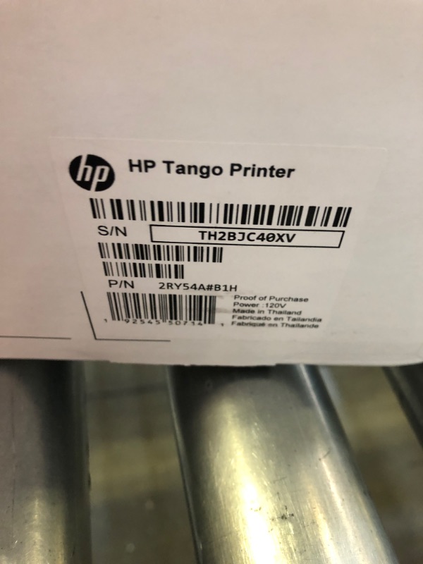 Photo 3 of HP - Tango Wireless Instant Ink Ready Inkjet Printer - Wisp Gray