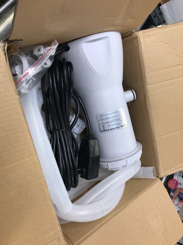 Photo 1 of Future Way 1000 GPH Pool Pump Compatible with Intex, Bestway, Summer Waves Above Ground Pool, Swimming Pool Filter Pump, 110-120V with GFCI, Upgraded Version