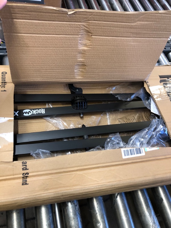 Photo 1 of RockJam Xfinity Heavy-Duty, Double-X, Pre-Assembled, Infinitely Adjustable Piano
