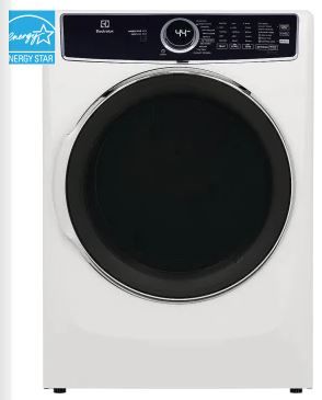 Photo 1 of 27 Inch Gas Dryer with 8.0 Cu. Ft. Capacity, LuxCare Dry, Predictive Dry™, Instant Refresh, 11 Dry Cycles, Perfect Steam™, 15-Minute Fast Dry, Activewear, Extended Tumble, Luxury-Quiet™, LuxCare® Lint, UL Listed, and ENERGY STAR® Certified: White
