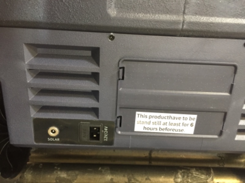 Photo 4 of ?Upgraded?BODEGACOOLER 12 Volt Car Refrigerator, Portable Freezer, Car Fridge Dual Zone WIFI APP Control, 80 Quart(75L) -4?-68?Car Cooler, 12/24V DC and 100-240V AC, for Travel, Camping, Outdoor,RV
- missing power cord - unable to test functionality