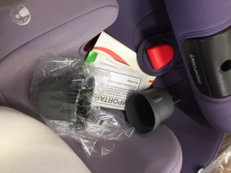 Photo 3 of Britax Highpoint Backless Belt-Positioning Booster Seat, SafeWash Purple Ombre