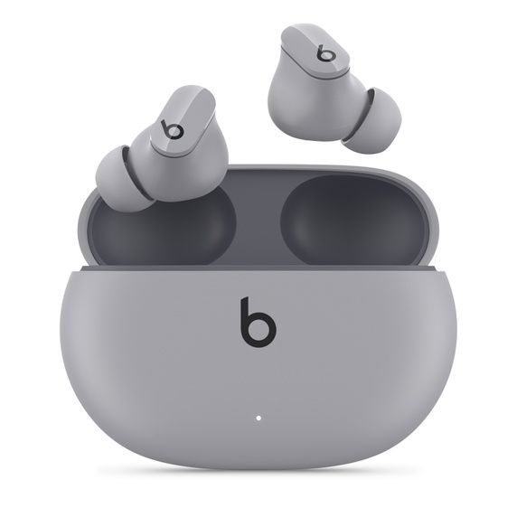 Photo 1 of Beats Studio Buds in Moon Gray with Apple 20W USB-C Power Adapter Moon Gray Studio Buds SEALED 