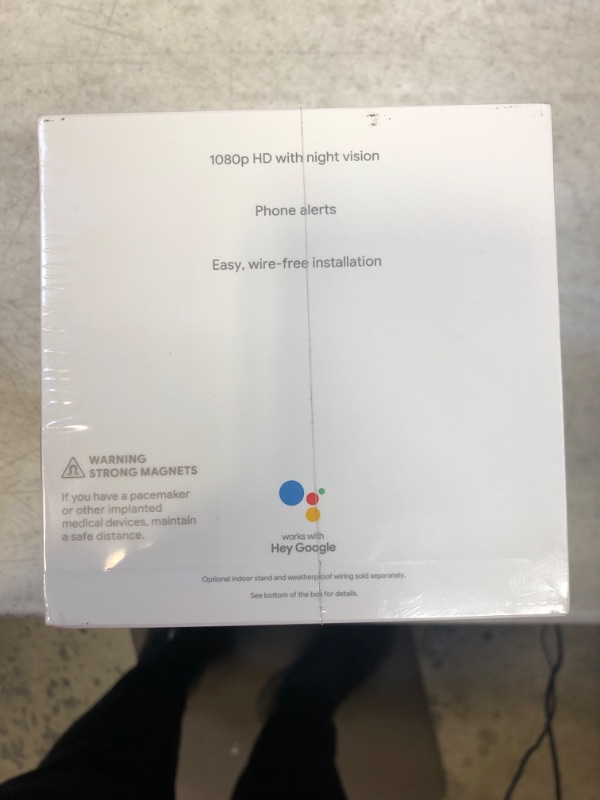 Photo 2 of Google Nest Cam Outdoor or Indoor, Battery - 2nd Generation - 2 Count (Pack of 1) 2 Count (Pack of 1) Nest Cam (Outdoor or Indoor, Battery) SEALED 