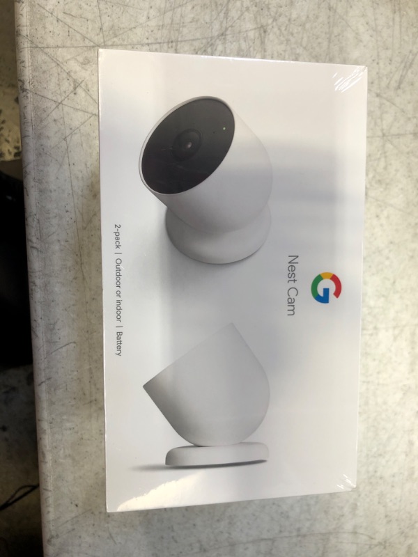 Photo 3 of Google Nest Cam Outdoor or Indoor, Battery - 2nd Generation - 2 Count (Pack of 1) 2 Count (Pack of 1) Nest Cam (Outdoor or Indoor, Battery) SEALED 