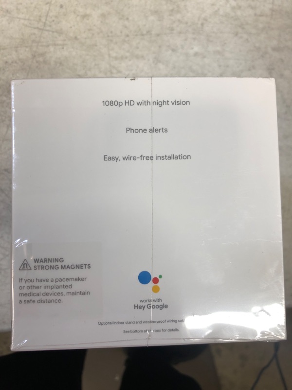 Photo 2 of Google Nest Cam Outdoor or Indoor, Battery - 2nd Generation - 2 Count (Pack of 1) 2 Count (Pack of 1) Nest Cam (Outdoor or Indoor, Battery) SEALED 