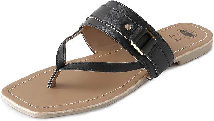 Photo 1 of MIXIN Sandals for Women Cork Footbed Adjustable Slide Sandals with Double Buckle for Casual Summer Clip Toe Beach Sandal
