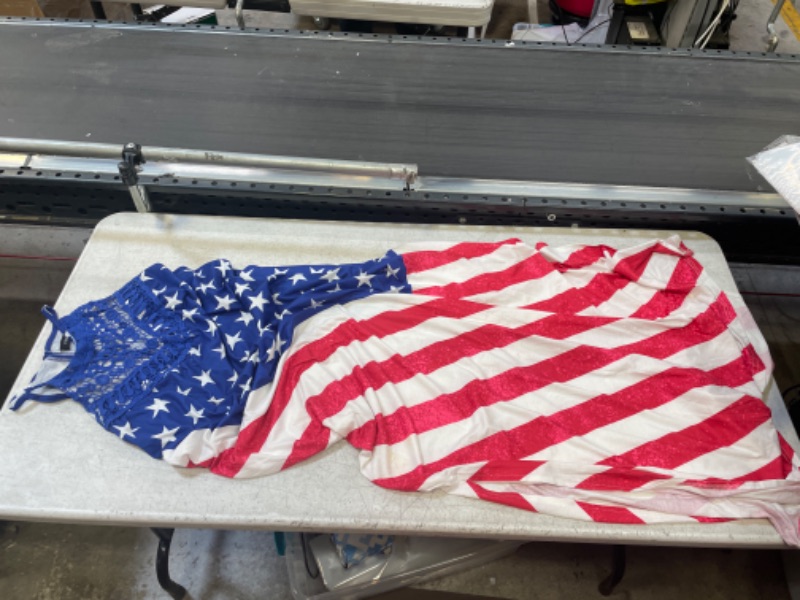 Photo 1 of LONG USA FLAG DRESS S 