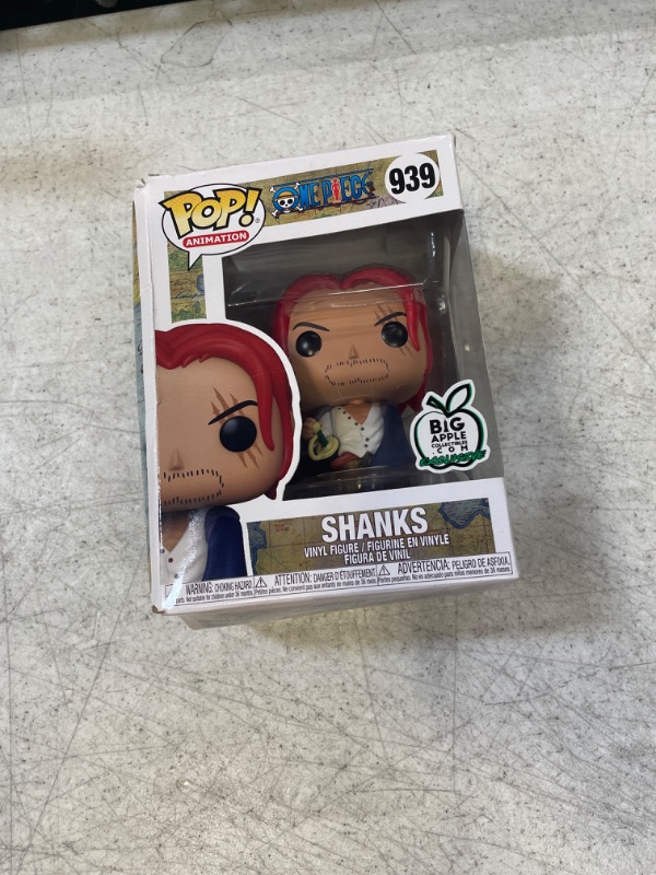 Photo 2 of One Piece Funko Pop! Shanks (Big Apple Exclusive) (Styles May Vary)