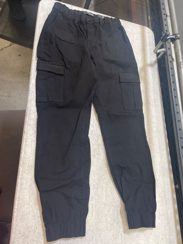 Photo 2 of DOUBLE DENIM BLACK HIGH WAIST JOGGERS L