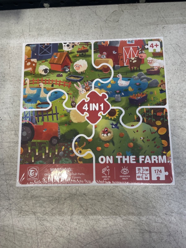 Photo 1 of 4 IN 1 JIGSAW PUZZLE FOR KIDS 