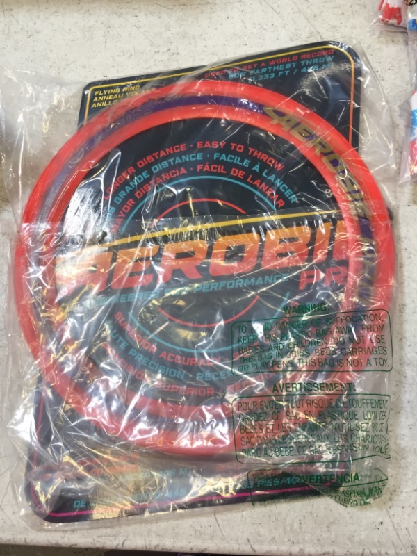 Photo 1 of Aerobie Pro Ring Outdoor Flying Disc, 14 inches, Orange 14" Orange