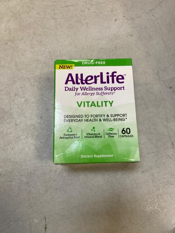 Photo 2 of AllerLife Vitality Capsules, Daily Allergy Supplements for Everyday Health & Well-Being, 60-Count