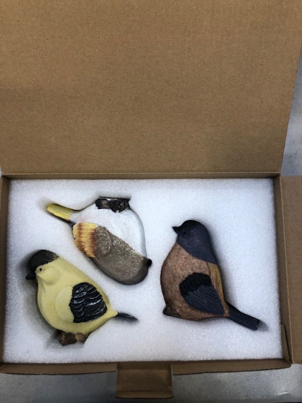 Photo 1 of 3 PC BIRD DECORATIONS 