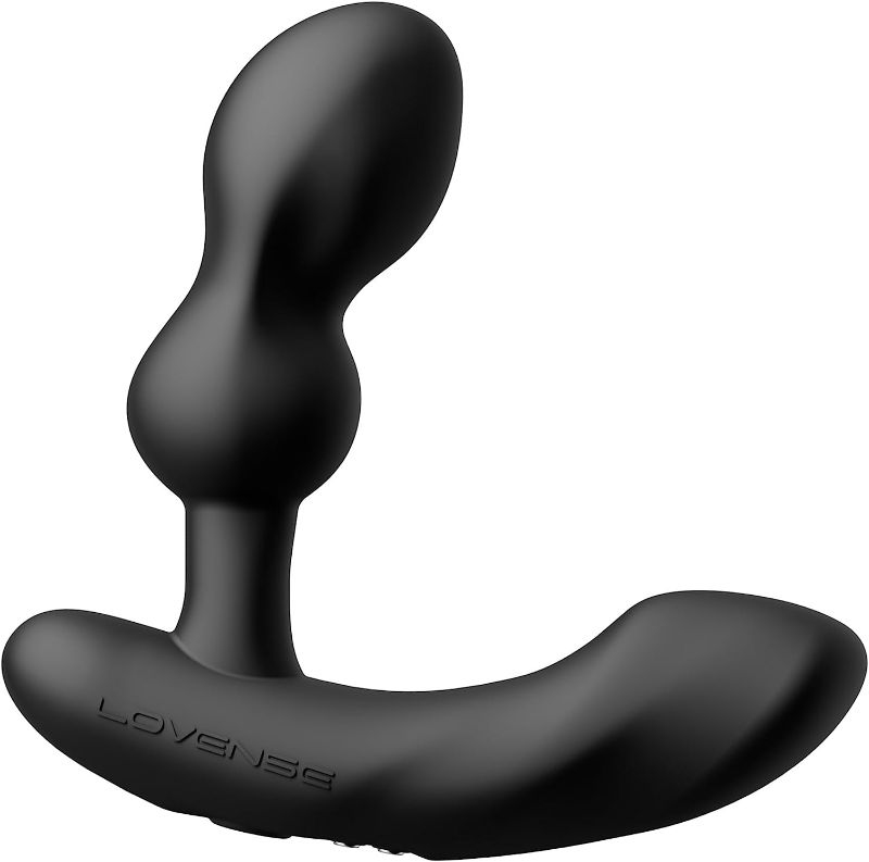 Photo 1 of  Prostate Massaging Butt Plug Sex Toy for Men Remote Controlled Vibrating Male Anal Sex Toys with Remote Control Vibrator, Black sealed 