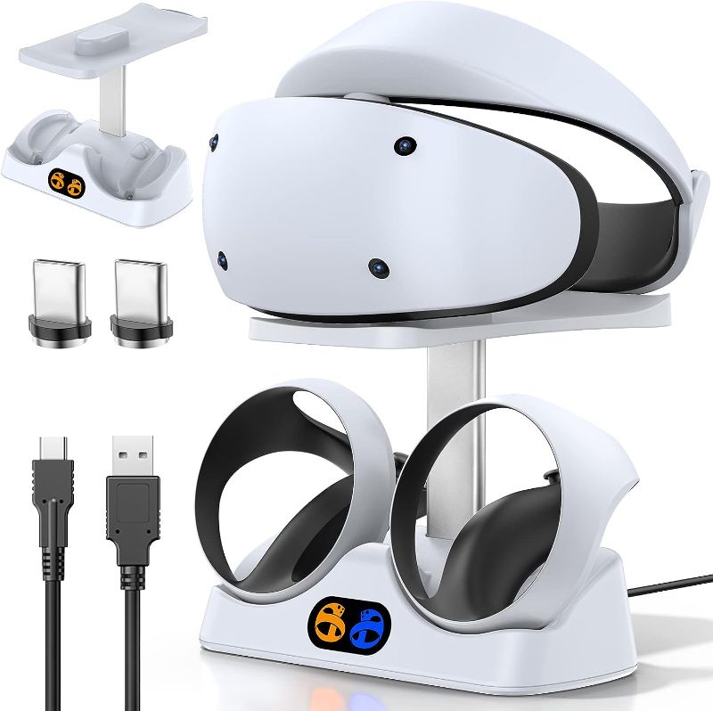 Photo 1 of PSVR2 Controller Charging Station P5 VR2 Charging Dock Station Headset