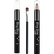 Photo 1 of ETEDES Eyeshadow Stick,Shimmer And Matte Neutral Brown Eye Shadow Sticks Pencil Crayon, with brush,color#1,#5,#stick018