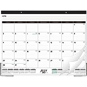Photo 1 of 2023-2024 Desk Calendar - 18 Monthly Desk Calendar 2023-2024, July 2023 - December 2024, 17" x 22", Desk/Wall Calendar 2-in-1, Thick Paper with Corner Protector