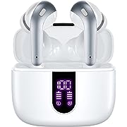 Photo 1 of TAGRY Bluetooth Headphones True Wireless Earbuds 60H Playback LED Power Display Earphones with Wireless Charging Case IPX5 Waterproof in-Ear Earbuds 