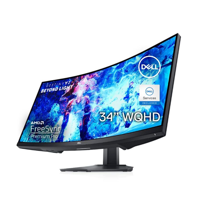 Photo 1 of DELL CURVED GAMING MONITOR 34 INCH CURVED MONITOR USED NON FUNCTIONAL MISSING POWER CORD SOLD FOR PARTS SOLD AS IS 
