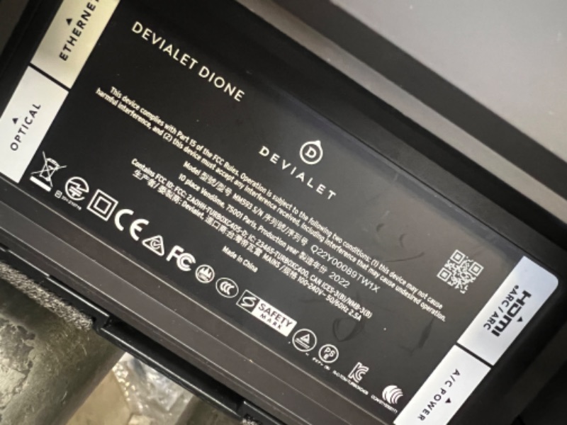 Photo 3 of Devialet Dione - Dolby Atmos Soundbar
