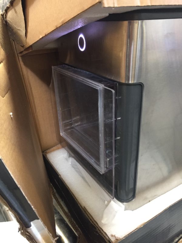 Photo 2 of GE Profile Opal 2.0 | Countertop Nugget Ice Maker | Ice Machine with WiFi Connectivity | Smart Home Kitchen Essentials | Stainless Steel Stainless Steel Ice Maker