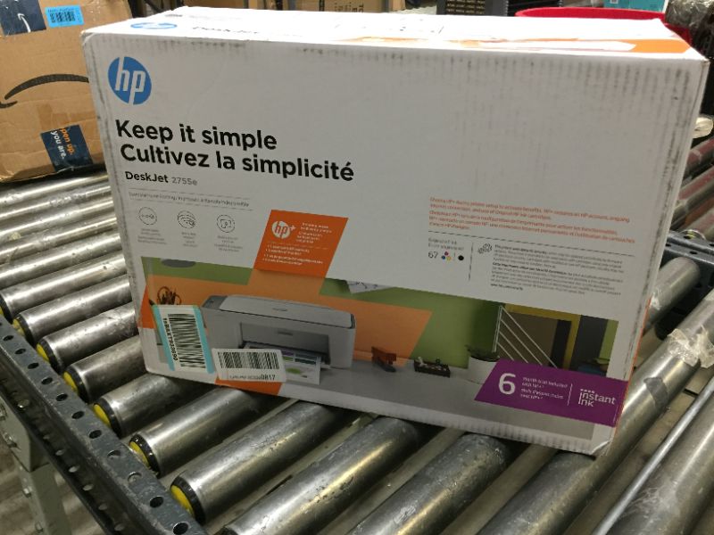 Photo 3 of HP DeskJet 2755e Wireless Color All-in-One Printer