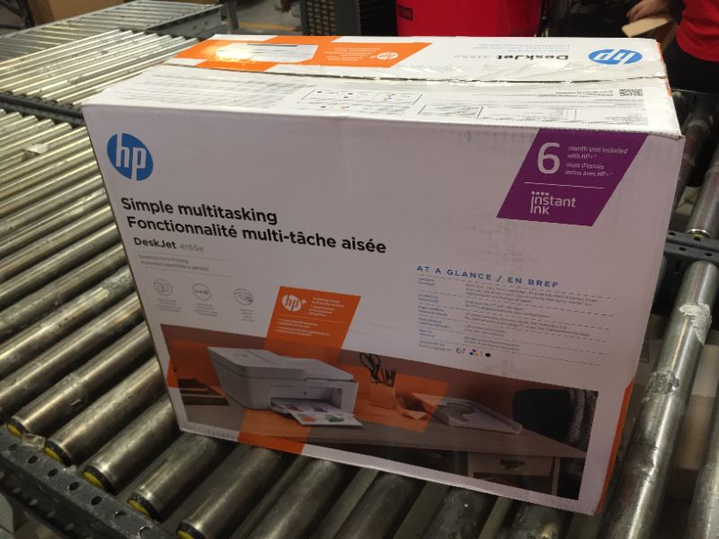 Photo 3 of HP DeskJet 4155e Wireless Color All-in-One Printer 