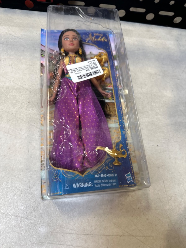 Photo 2 of Disney Princess Jasmine Fashion Doll with Gown, Shoes, & Accessories, Inspired by Disney's Aladdin Live-Action Movie, Toy for 3 Year Olds