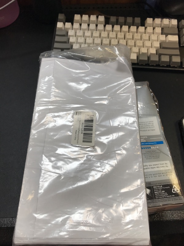 Photo 1 of Mionno 100pcs 9.5"x5.5" Packing List Pouches, Invoice Envelopes for Shipping Clear Envelopes Plastic Sleeves for Package List Mailing Shipping Business (Long Side Loading)