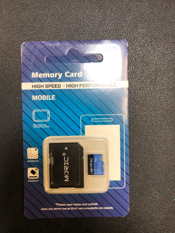Photo 1 of 512GB Micro SD Card with Adapter Class 10 Fast Speed Memory Card for Camera,Smartphone,Computer,Dash Came,Tablet,Drone
