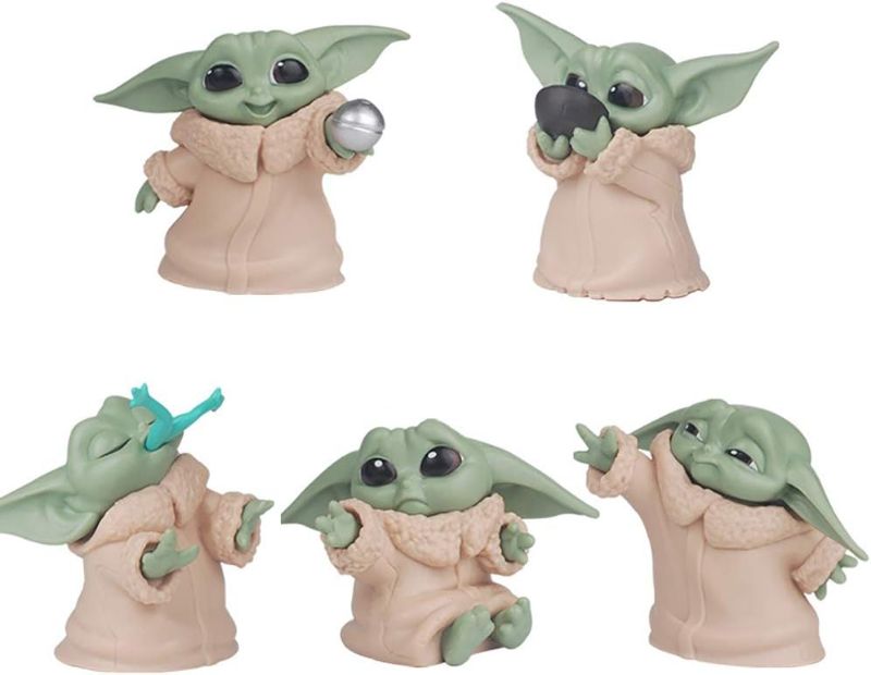 Photo 1 of Baby Yoda Gifts,2.2-Inch Baby Yoda Doll,Baby Yoda Toys for Kids,Baby Yoda Action Figure,Child Yoda Toy,Baby Yoda Figurine,Bebe Yoda for Boys 5-Pack

