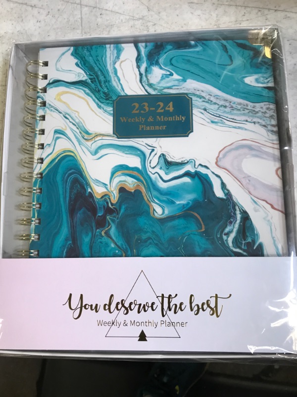 Photo 2 of 2023-2024 Planner - Academic Planner 2023-2024 with Gift Box, 8’’ x 10", Jul 2023 - Jun 2024, 12 Monthly Tabs, 15 Note Pages, Thick Paper, Hardcover, Perfect Daily Organizer 8'' × 10'' 8'' × 10'' Hardcover Planner