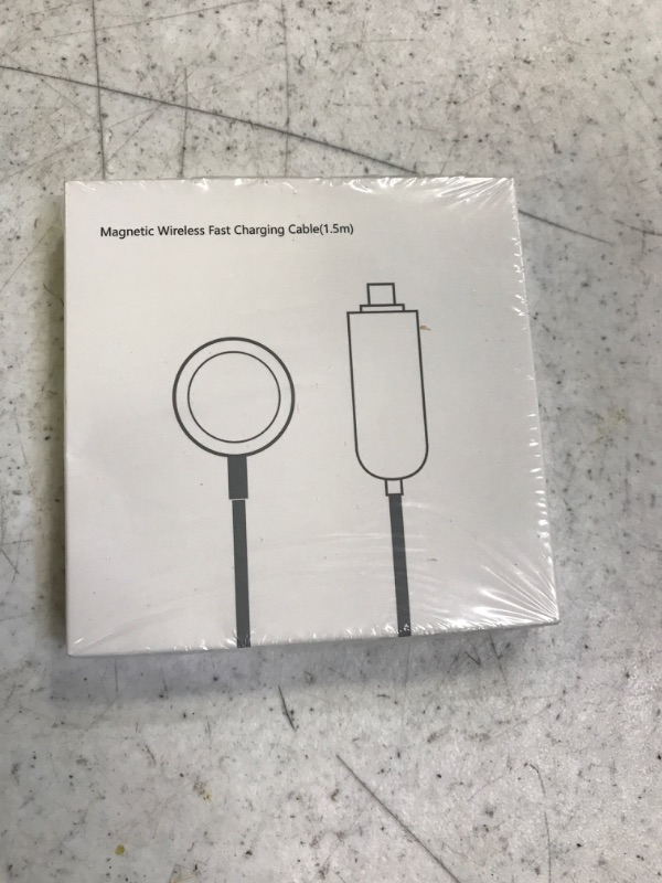 Photo 2 of Fast Charging USB C Watch Charger Cord Compatible for Apple Watch, Magnetic Watch Charging Cable Compatible for Watch Series 8/7/Ultra/SE2/6/5/4/3/2/1/SE1, Portable Type C Charging Cord, 4.9ft
