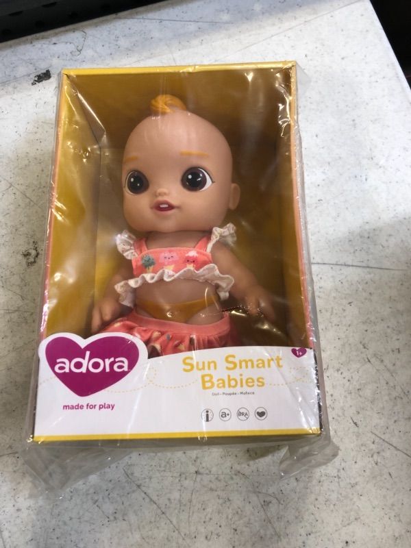 Photo 1 of Adora Sun Smart Baby Doll Sprinkles with UV-Activated Skin & Doll Clothes, Realistic Baby Doll Set for Kids & Toddlers