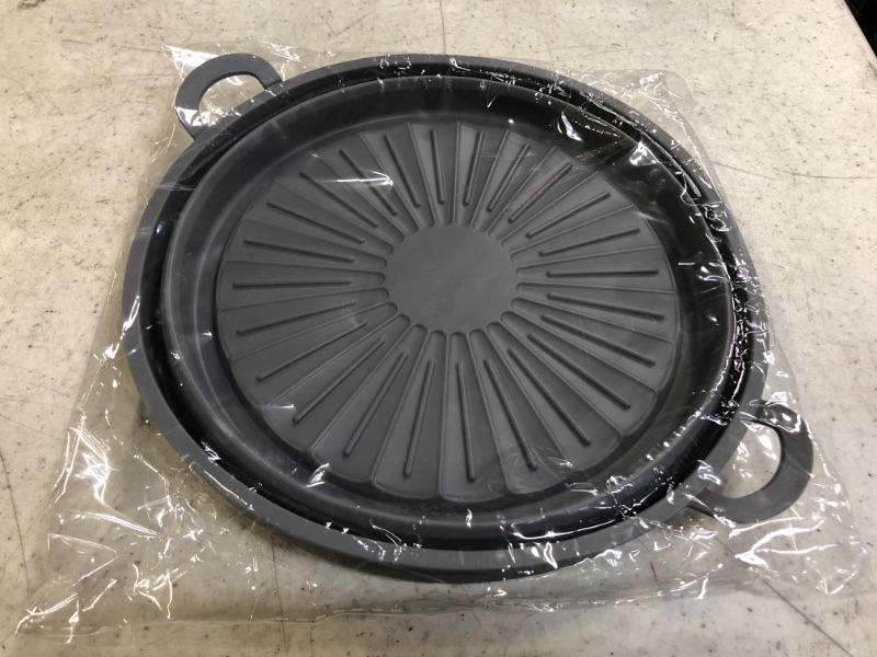 Photo 1 of 8.5 Inch Air Fryer Silicone Liner Pot for 5-6.5Qt Air Fryer, CODOGOY Heat Resistant Silicone Basket Reusable Oven Accessories with Handle Avoid Burn, Air fryers Oven Accessories Liners Basket Gray 8.5inch