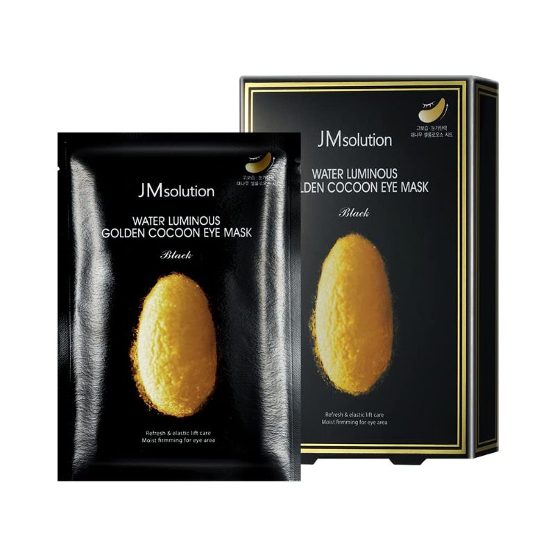 Photo 1 of [LOT OF 2] JMSOLUTION Water Luminous Golden Cocoon Eye Mask 10's -Reducing fine lines, provide rich nutrition, and high moisture retention. Highly enriched hydrogel essence eye patch mask
