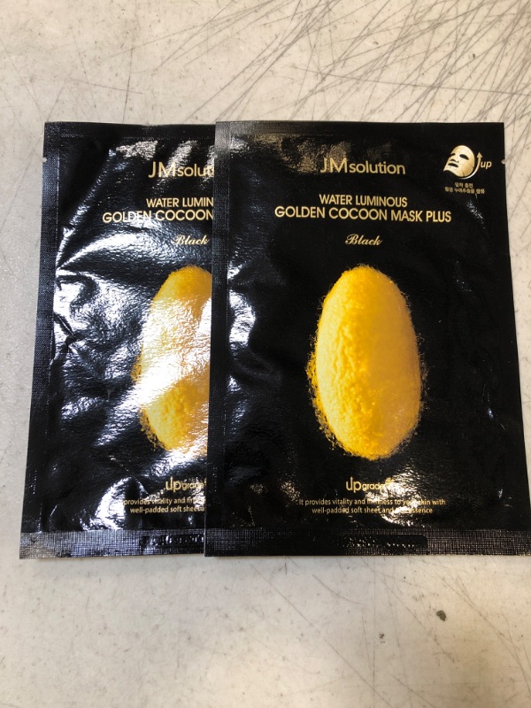 Photo 1 of [LOT OF 2] JMSOLUTION Water Luminous Golden Cocoon Eye Mask 10's -Reducing fine lines, provide rich nutrition, and high moisture retention. Highly enriched hydrogel essence eye patch mask
