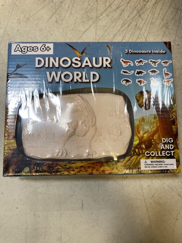 Photo 2 of Dinosaur Dig Kit, Dinosaur Toys for Kids - Dig up 3 Dinosaurs. Science STEM Activities - Educational Gifts Party Favors for Boys & Girls Ages 6 7 8-12 Year Old (Dinosaur-4)