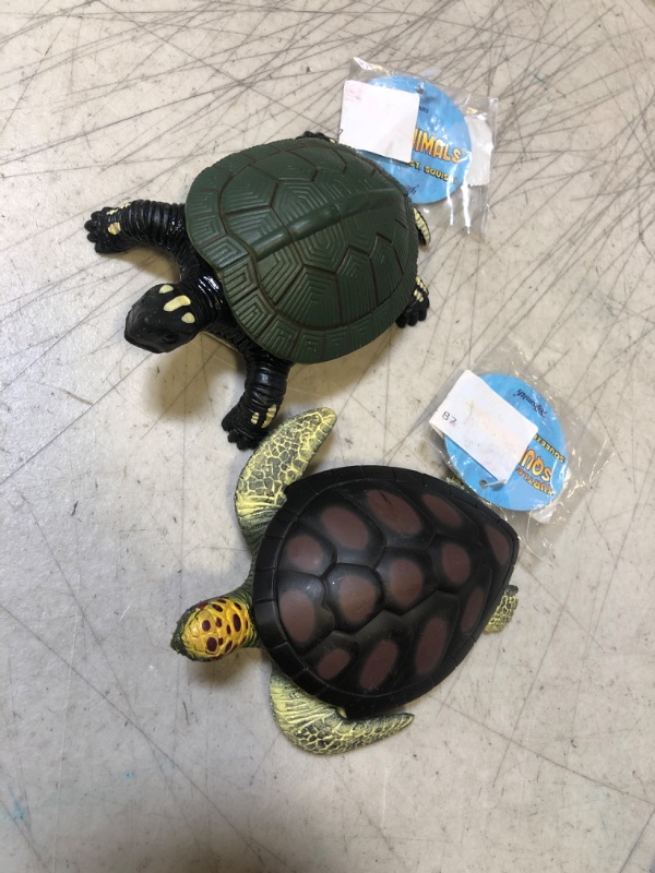 Photo 1 of [LOT OF 2] Toysmith Turtle Squishimals Toy